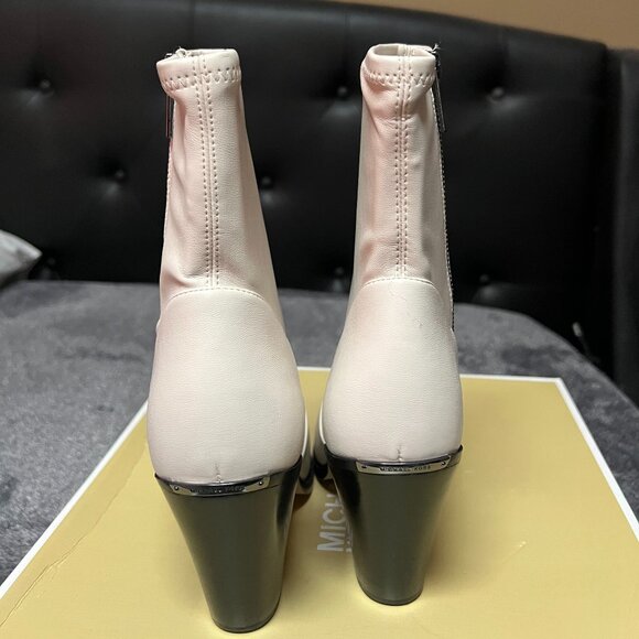 Michael Kors - Dover Studded Leather Heeled Booties - Picture 8 of 11